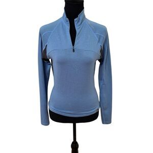 Sugoi Wool 1/4 Zip Small Blue